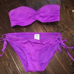 purple bikini